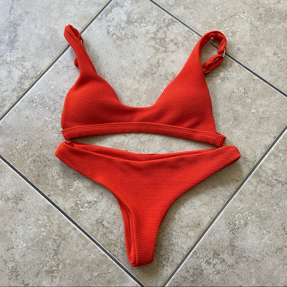 Orange bikini